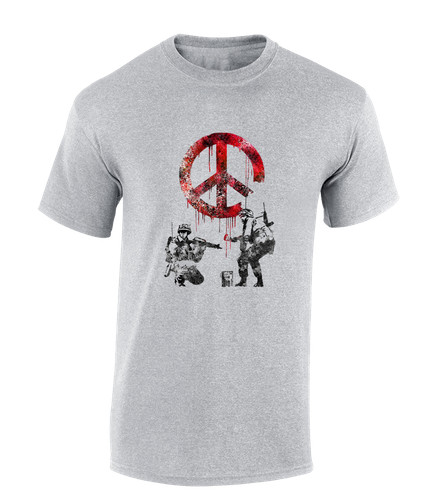 Banksy soldiers peace - banksy, mens