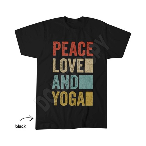 Peace love yoga - peace,