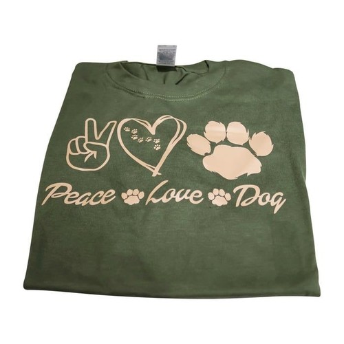 Peace love dog unisex shirt - love,