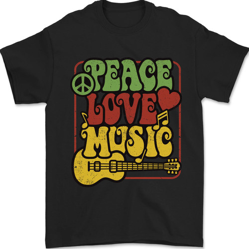 Peace love music guitar - love,