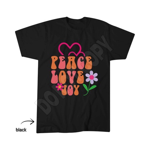 Peace love joy shirt - t-shirt,, groovy