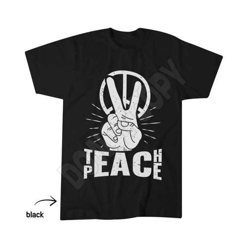 Teach peace sign - teach, hand