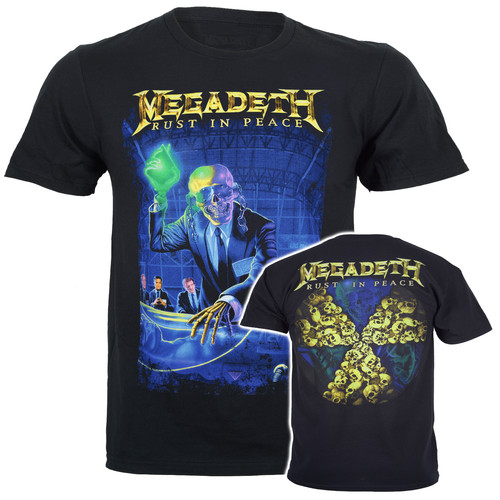 Official megadeth shirt rust - megadeth, t