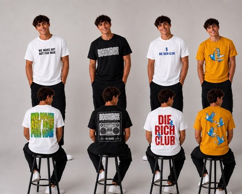 Men cotton graphic - cotton,