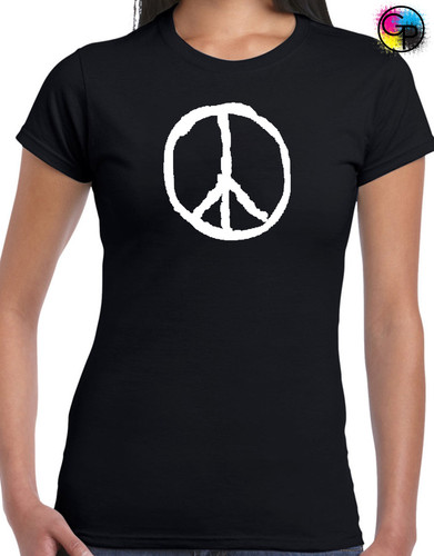 Retro peace sign ladies - retro,