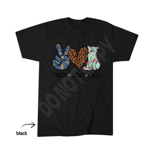 Peace love cats - peace,