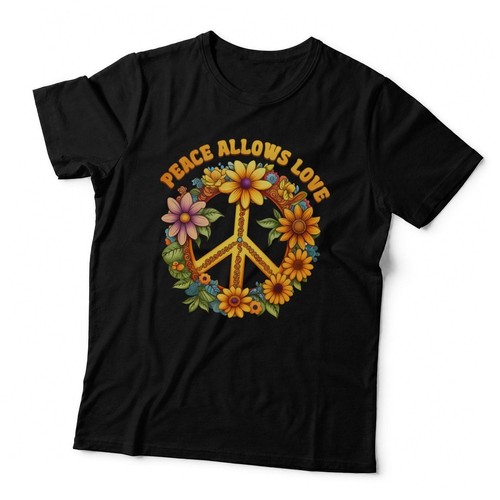 Peace allows love hippie - peace,