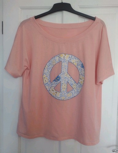 Peace symbol shirt size - 16,